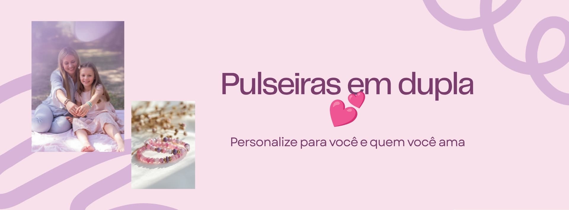 Pulseiras em dupla 💕